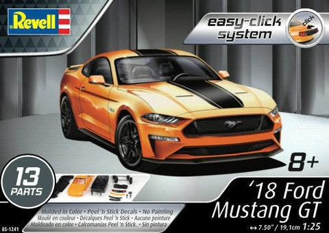 Revell-Monogram Model Cars 1/25 2018 Mustang GT (Orange) Kit