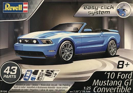 Revell-Monogram 1/25 2010 Mustang GT Convertible (Blue) Kit