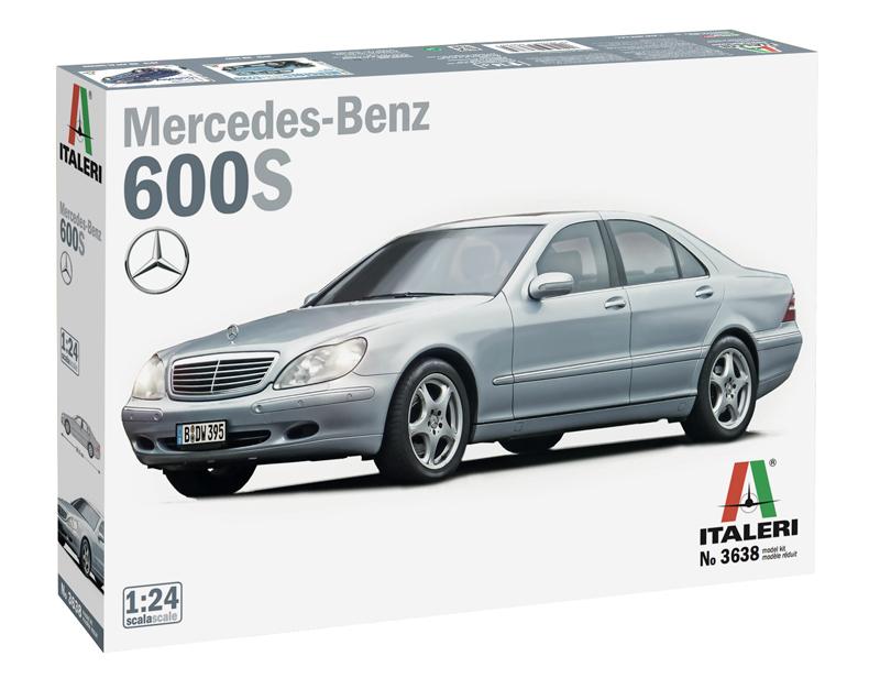 Italeri Model Cars 1/24 Mercedes Benz 600S Car Kit